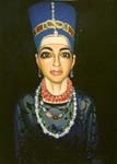 Нефертити с ожерельем - х. м.